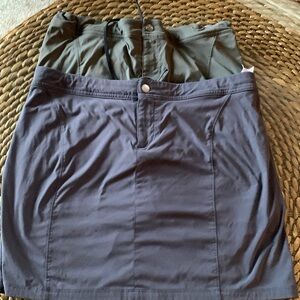 Columbia skort grey and blue size 14/16